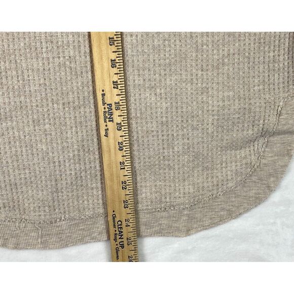 Democracy Lightweight Sweater Shirt Tan/Beige Long Sleeve Women's Size Medium - Picture 8 of 9